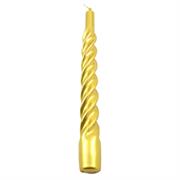 CANDELE TORTIGLIONE LACCATE ORO CM.21 PZ.6