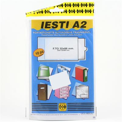 BUSTE PORTAETICHETTE ADESIVE IESTI A2