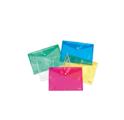 BUSTE TRASPARENTI C/BOTTONE A4 PZ.5 ASSORTITE 32,7X23,5