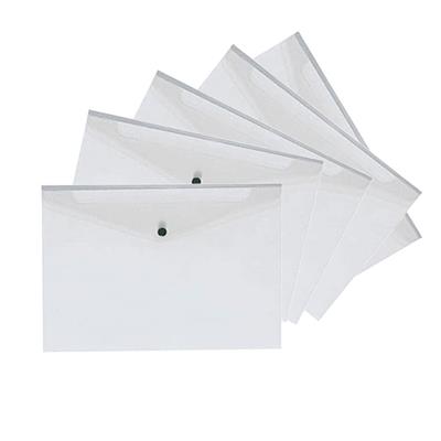 BUSTE TRASPARENTI C/BOTTONE A4 PZ.5 32,7X23,5 7019TR