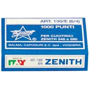 PUNTI ZENITH METALLICI 6/4 MOD 130/E CONF. DA 1000PUNTI