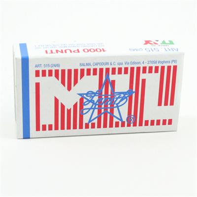 PUNTI METALLICI ZENITH 24/6 MOD 515 CONF. 1000 PZ