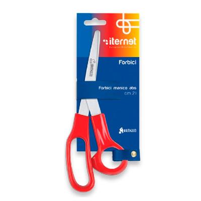FORBICI MANICO ABS ROSSO CM.21 4363T