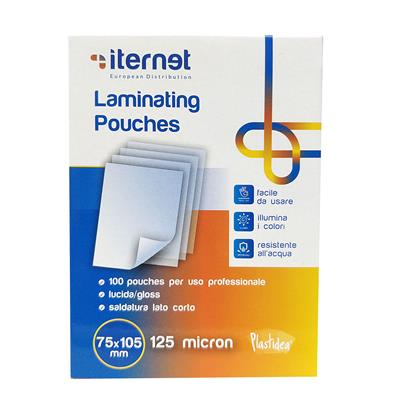 POUCHES 75X105 MM CRISTAL 125 MICRON PZ.100 7480