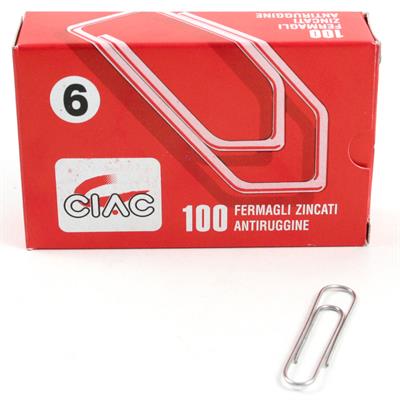 FERMAGLI LEONE N.6 PZ.100 4016