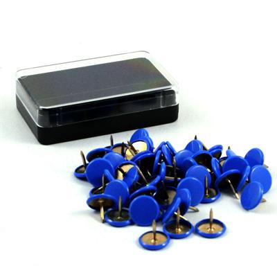 PUNTINE COLORATE BLU PZ.50