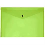 BUSTA CON BOTTONE A4 VERDE 15307