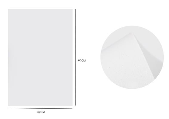 GOMMA EVA 40X60 2MM BIANCO HC6202