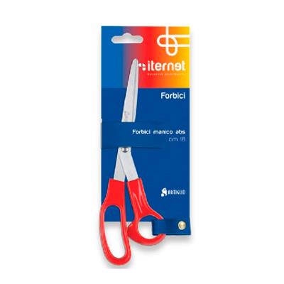 FORBICI MANICO ABS ROSSO CM.18 4364T