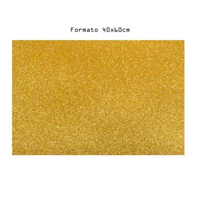 FOGLI FOAM EVA GLITTER ORO CHIARO 40X60 EVAF4060C27