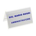 SEGNAPOSTO BIFRONTALE 100X60MM PMMA5729