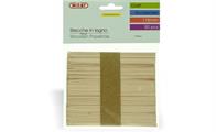 STECCHE IN LEGNO 115MM 50PZ NATURALI WD115