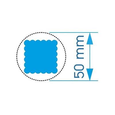 FUSTELLA MM.50 QUADRATO SMERLATO CPP415