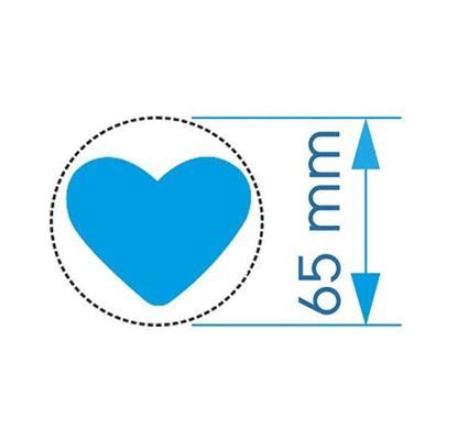 FUSTELLA MM.65 CUORE SMERLATO CPP504