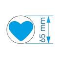 FUSTELLA MM.65 CUORE SMERLATO CPP504