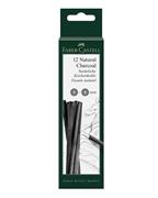 CARBONE NATURALE FABER-CASTELL 5-8 MM. PZ.12 129298