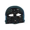 MASCHERA PULCINELLA CLASSICO NERO IN PLASTICA 00055