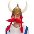 PARRUCCA VIKINGO ROSSA C/BAFFI IN VALIGETTA 02316