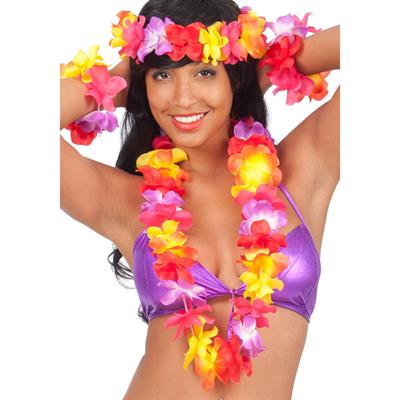 SET HAWAII (FRONTALINO,COLLANA,2 BRACCIALI) C/CAV 04605