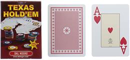 CARTE DA GIOCO TEXAS HOLD'EM PVC