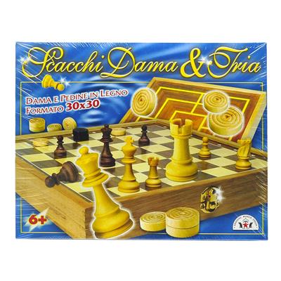 SCACCHI DAMA TRIA 30X30 ART.105