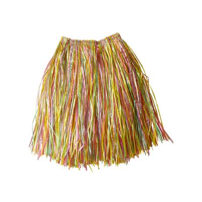 CARNEVALE GONNA RAFIA MULTICOLOR CM.80