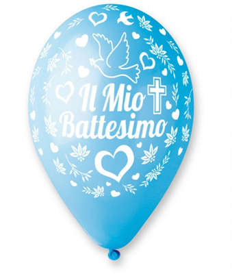 PALLONCINI BATTESIMO CELESTI