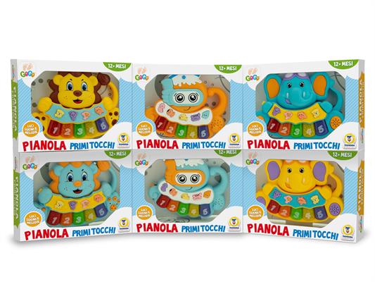 PIANOLA PRIMI TOCCHI ANIMALI 66163