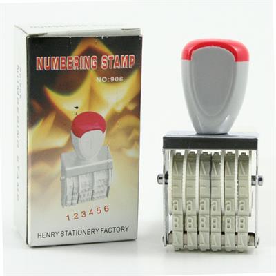TIMBRO NUMERATORE MM.4 6 CIFRE