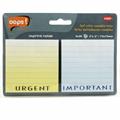 SELF STICK NOTES IMPRINT C673 TIPO POST-IT