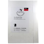 CARTA CARBONE ROSSA 35X50 100FF