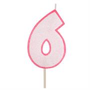 CANDELE BORDO ROSA 6