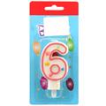 CANDELE BORDO ROSA 6