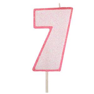 CANDELE BORDO ROSA 7