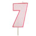CANDELE BORDO ROSA 7
