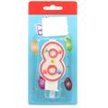 CANDELE BORDO ROSA 8
