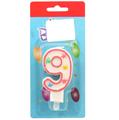 CANDELE BORDO ROSA 9