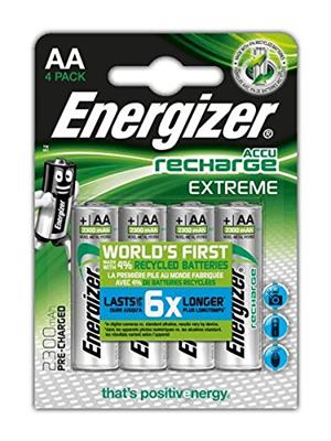 PILE ENERGIZER RICARICABILI HR6 STILO PZ.4 AA