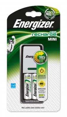 CARICABATTERIA ENERGIZER + 2 PILE 2AA 2000MAH