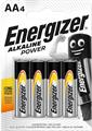 PILE ENERGIZER STILO PZ.4 ALKALINE AA LR6