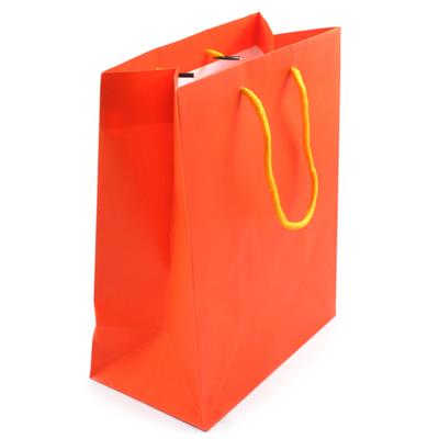 BUSTE CARTA C/MANICO 18+10X23 ARANCIO