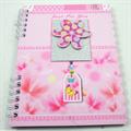 DIARI PERSONALI JUST FOR YOU ROSA FIORI E FARFALLE