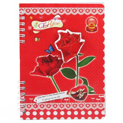 DIARI PERSONALI FOR YOU FIORI ROSSI