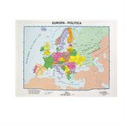 CARTINE GEOGRAFICHE 21X29,7 EUROPA POLITICA FISICA 09344