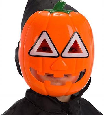 MASCHERA ZUCCA IN PLASTICA RIGIDA C/SUONO E LUCI 777