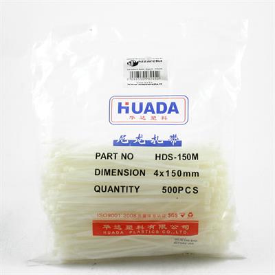 FASCETTE NYLON 150MM PZ.500 X CAVI