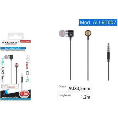 AURICOLARE AU-9T007 BLACK