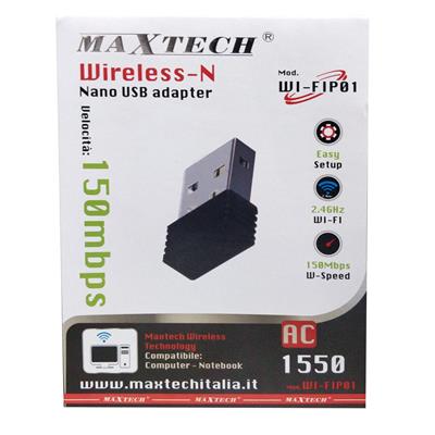 ADATTATORE MAXTECH WI-FIP001 150MBS