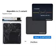TAPPETINO MOUSE MAXTECH G-MPAD29 NERO 24X20CM