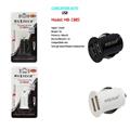 CARICATORE AUTO MAXTECH MA-C005 NEW 2XUSB DA 5V-2000MA